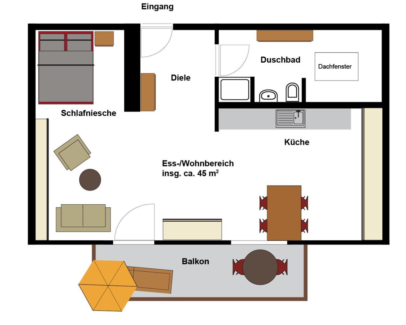 Apartment Roseninsel & Perle *